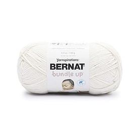Bernat BUNDLE UP SB SOLIDS Yarn, 140g, Marshmallow