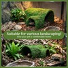 Hollima Reptile Tunnel Cave Hide, Handmade Shelter for Gecko Snake