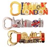 6 British Souvenir Magnets London Icons Bottle Opener Magnets England