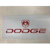 Dodge Aluminum 6x12 License Plate