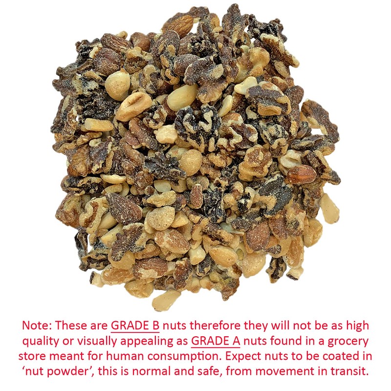 Premium Nut Mix - Unroasted, Unsalted Walnuts, Hazelnuts, Almonds -
