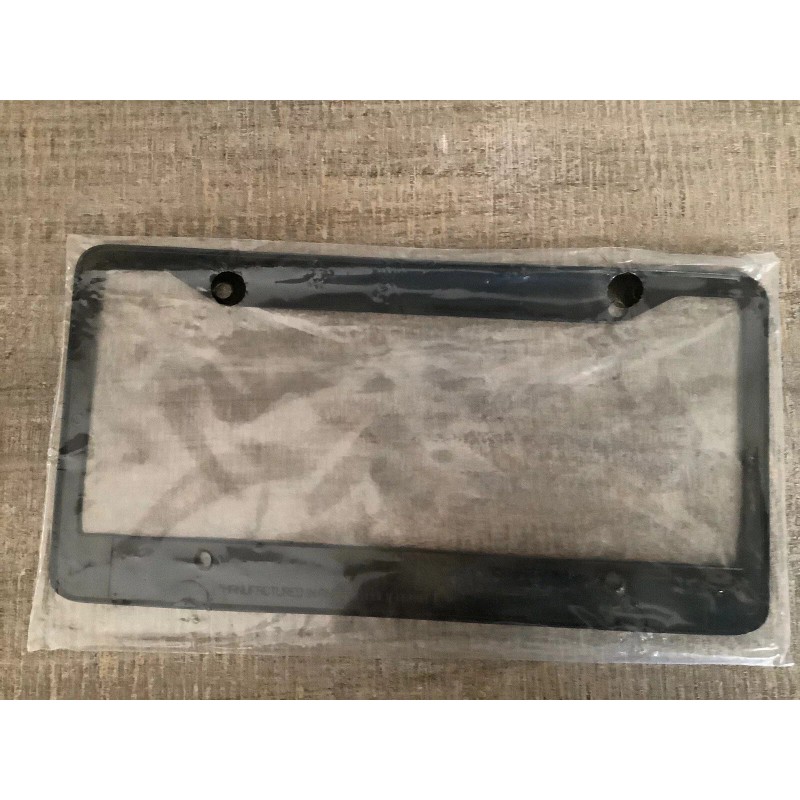 NEW GENUINE LAPD POLICE KMA-367 BLACK METAL LICENSE PLATE FRAME