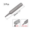 uxcell Screwdriver Bits 3pcs 5/32 Inch Hex Shank Star-Shape P5/1.2mm