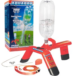 AquaPod The Original Rocket Bottle Launcher Kit - Launches Soda Bottles 100 Ft Up in The Air - Fun Educational STEM Gift - Great Science Toy & Outdoor Activity for Family - Summer Camp Activity Kit
