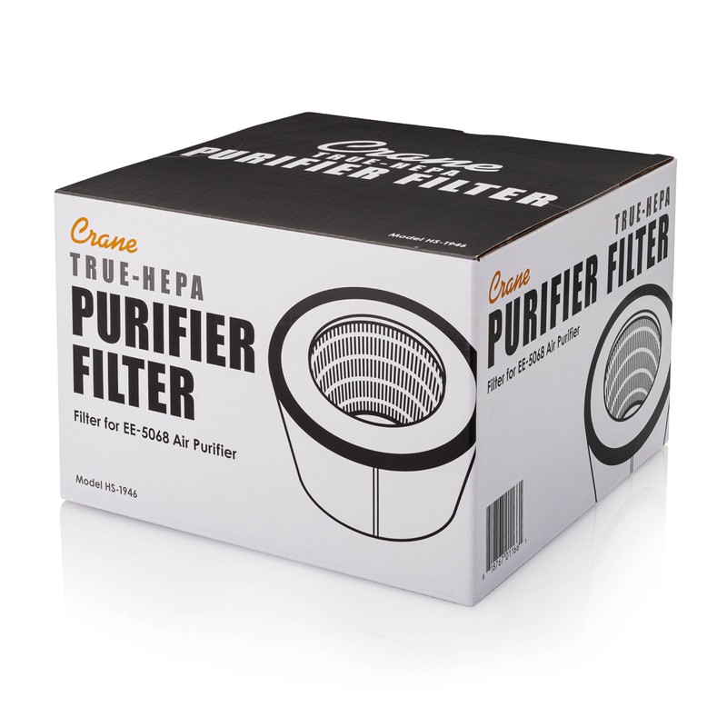 Crane Genuine Air Purifier Replacement Filter For Model EE-5068, HS-1946