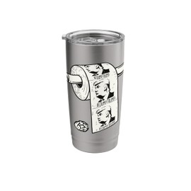 Dump Trump President Election Toilet Paper Shortage Stainless Steel Insulated Tumbler