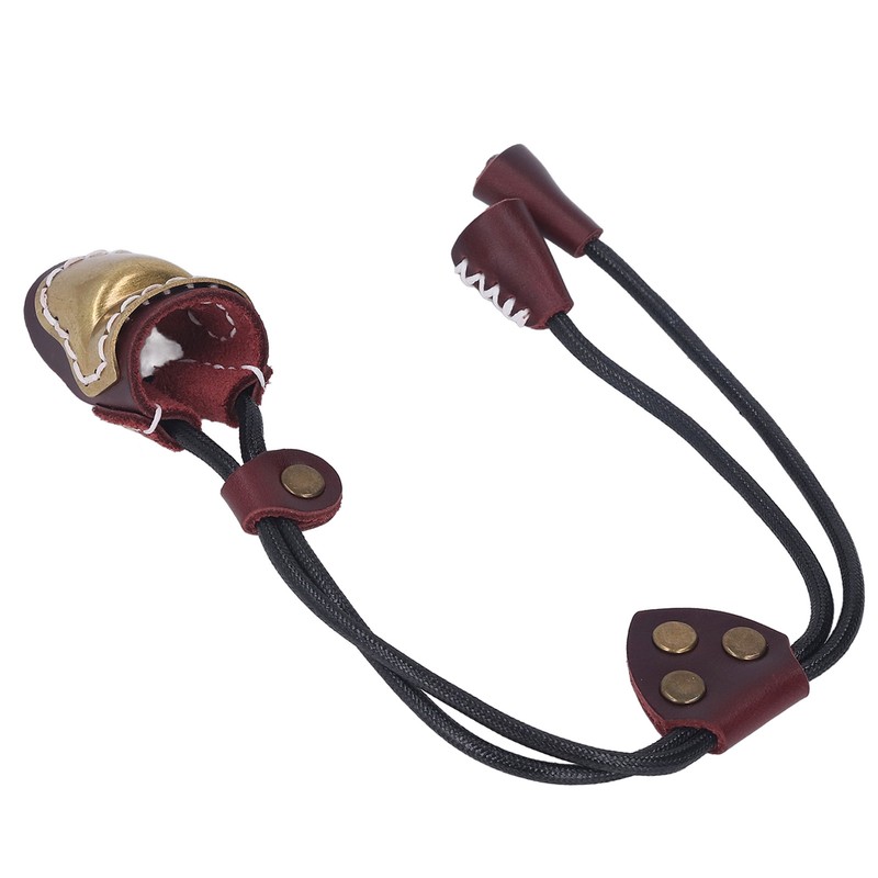 Archery Leather Finger Guard Comfortable Regulating Ergonomic Simple Use Archery