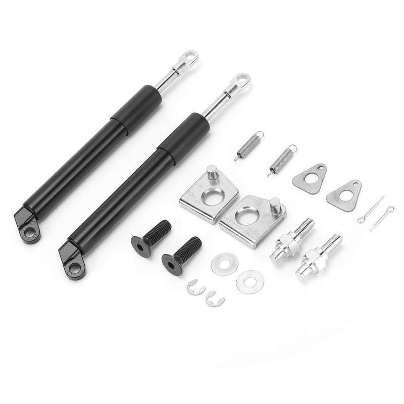 2PCS Hydraulic Trunk Support Smooth Drop Carbon Steel Replacement for