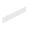 EQLOO 21 Inch Solid White Sidesplash, 1-Piece Bathroom Vanity Sidesplash,