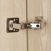 HOZEON 4 Pcs 170 Degree Frameless Cabinet Doors Hinges, Soft