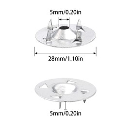 100Pcs Tile Backer Board Washers 28mm Diameter Insulation Board Washer Easy Fix Washers for Gypsum Board Extruded Plate Insulation Thermoboard Fixed Backer Boards