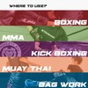 Starpro Black Boxing Gloves - Fuax Leather - Training, Sparring