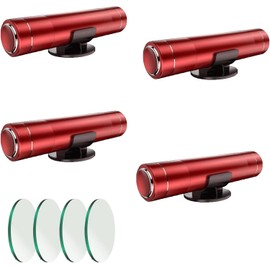 HHXS Window Breaker Seatbelt Cutter, 2026 Upgraded Safe Hammer Glass Breaker Under Water, Emergency Escape Tool – Life Hammer for New Car Safety Accessories Home Use Auto Rescue Tool (4 Pcs, Red)