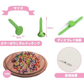 Cotter Pin Mini Blood Pin Mini Cotter Pin Metal Paper Fastener Split Stud Thumb Tacks Color Double Angle Nail DIY Accessories Multi-functional Pin Handmade Round Nail Random Mixing Easy to Use Simple and Durable Decorative / Graphic Decoration / Document