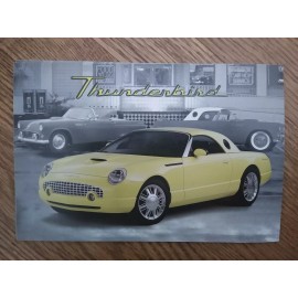 FORD THUNDERBIRD 1999 PROMOTIONAL POSTCARD - 9" X 6" - NEW!