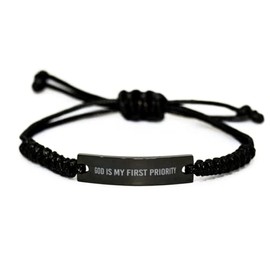 God is my first priority Bracelet, Religious Bracelet