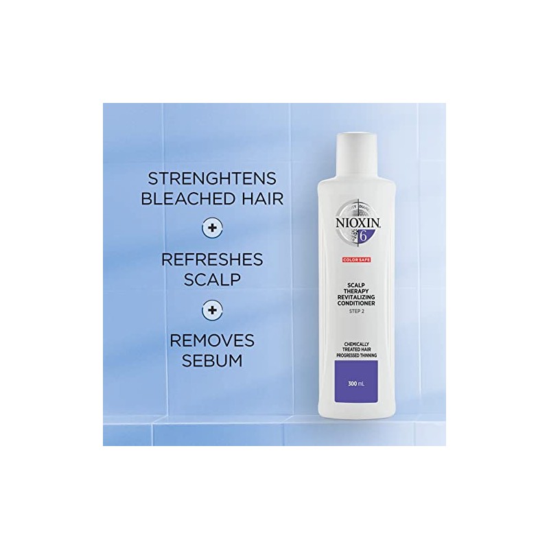 Nioxin System 6 Scalp Therapy Conditioner, 10.1 Ounce