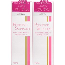SAGAMI Positive Support, Gels for Pregnancy, 2.5 fl oz (75 ml) x 2