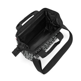 reisenthel Allrounder Cross Signature Black Kleine Crossbody Bag mit abnehmbarem und verstellbarem Schultergurt Aus wasserabweisendem Material