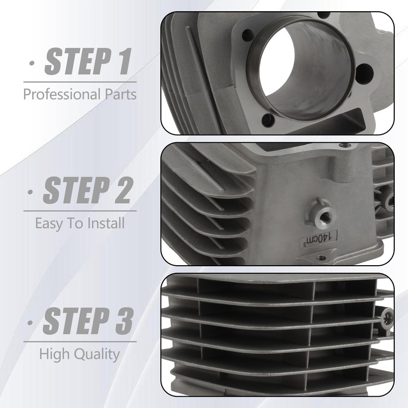 PowerMotor Motorcycle Cylinder Kit 56mm Bore Cylinder Replacement for YinXiang
