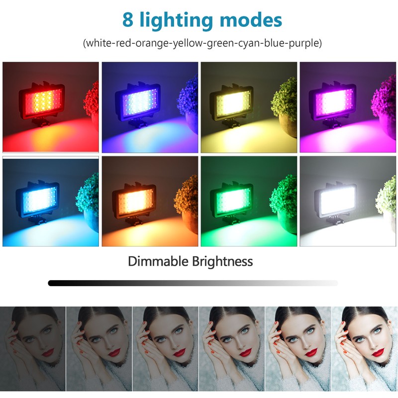 SL‑20 RGB Waterproof Diving Fill Light Underwater LED Video Light