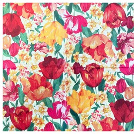 Keep Unique 20-ct 13x13 Flowers Paper Luncheon Decoupage Napkins, 3-Ply Servilletas Printed Flowering Spring Napkin for Christmas Art, Dinner and Party, Disposable Napkins Decor (Flowering Spring)