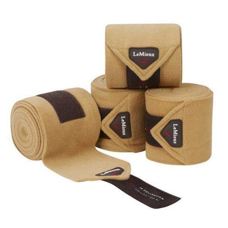 LeMieux Classic Polo Full Exercise Bandages in White with Zipped