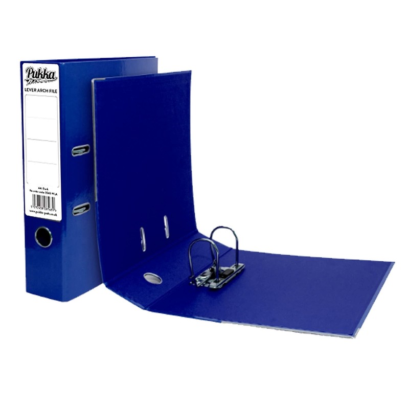 ED Pukka A4 Glossy 2-Ring Lever Arch Files School Work