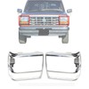 US AUTO PARTS PLUS New Front Headlight Bezels Chrome Right