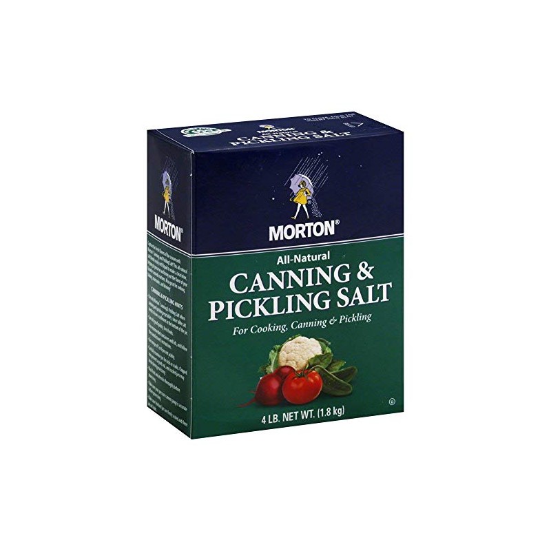 Morton Canning and Pickling Salt, 4 pound (Pack of 3)