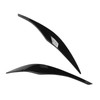 2PCs Front Headlight Eyebrow Cover Car Exterior Trim Replacement for