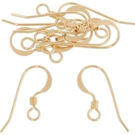 14K Gold Filled French Wire Earring Hooks (10)