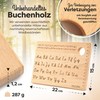 HOLZDING® Educational Boards with Egg Holder Ruler Gift for Kids