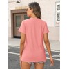 TICTICMIMI Women's V Neck Short Sleeve Tops Summer Casual Cute