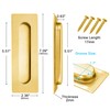 Malimali 7 Inch Large Recessed Finger Flush Pulls for Barn