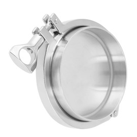 Stainless Steel Welding Ferrule Clamp Sanitary Pipe Fittings 102mm 4 Inch End Cover with Gasket for Easy Installation