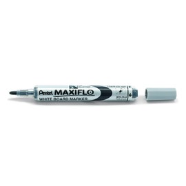 Pentel Maxiflo Liquid Ink Drywipe Marker Eraser Set, Fine Bullet Tip