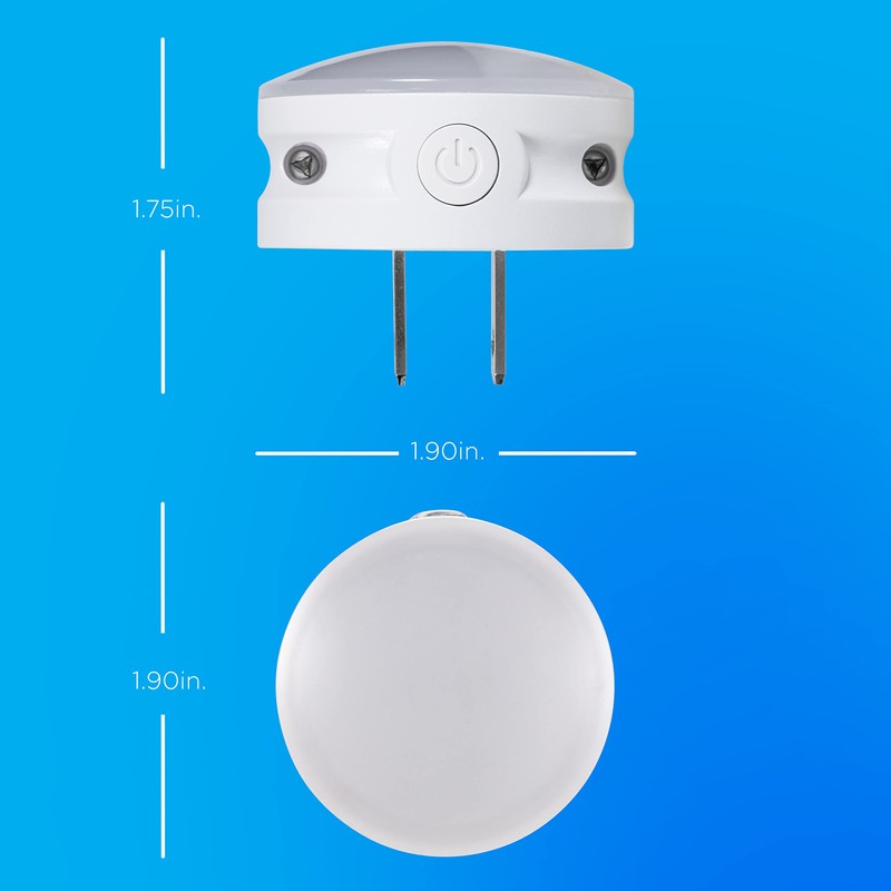 Lights by Night Color Changing Mini LED Night Light, Plug-in,