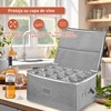BOHEMIABY Wine Glass Storage Box Holds 12 - Stackable Hard