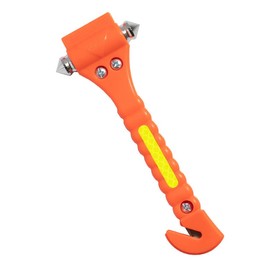 Share Style Emergency Escape Rescue Hammer with Fluorescent Reflector and Seatbelt Cutter