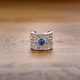 charMED Custom Stethoscope Charms - December Birthstone Charm - Gifts for Nurses, Doctors, Veterinarians, Technicians, Surgeons & Healthcare Professionals - Metal 0.5" Ring Charm