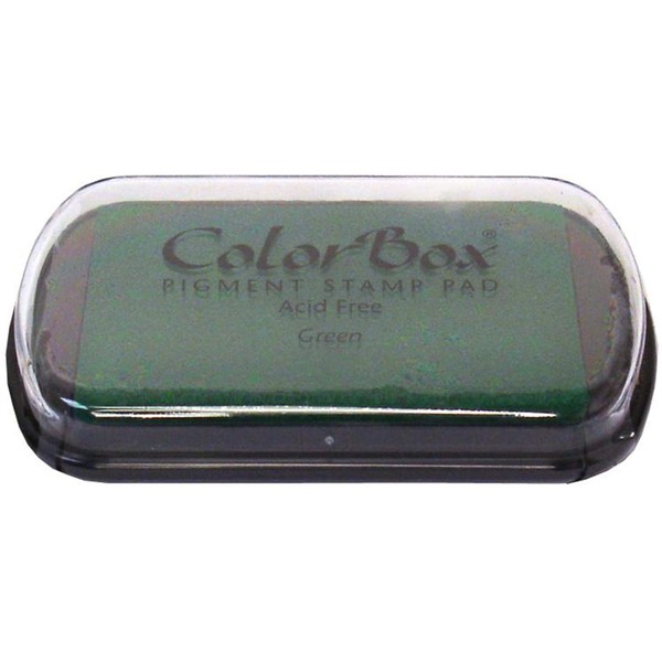 ColorBox Classic Pigment Ink Pad, Full Size, Green