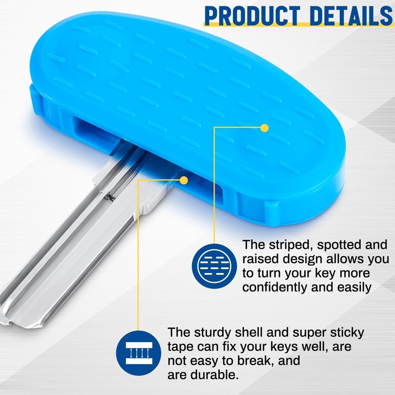 Leriton 6 Pack Easier to Grip Key Turner Aid Bright