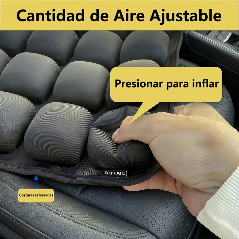 Cojín inflable para avión DMAÓ – Soporte 3D, hasta 150