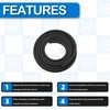 Wahparts Door Weather Stripping Seal Compatible with Peterbilt 379 377