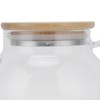 Transparent Glass Tea Pot 600ml Large Capacity Heat Resistant Water