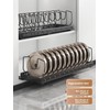 Mnftive pots and pans organizer under cabinet,pot lid organizers inside
