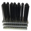 Drill America DEW3-17 Transfer Punch Set, 3/32" - 17/32"