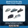 Proven Locks Model S175: 2 inch Trailer Hitch Lock, Fits