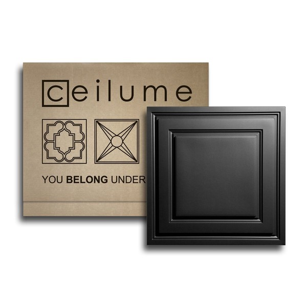 Ceilume Ceiling Tile; 2x2 Ceiling Tiles - Stratford Ultra-Thin Feather-Light